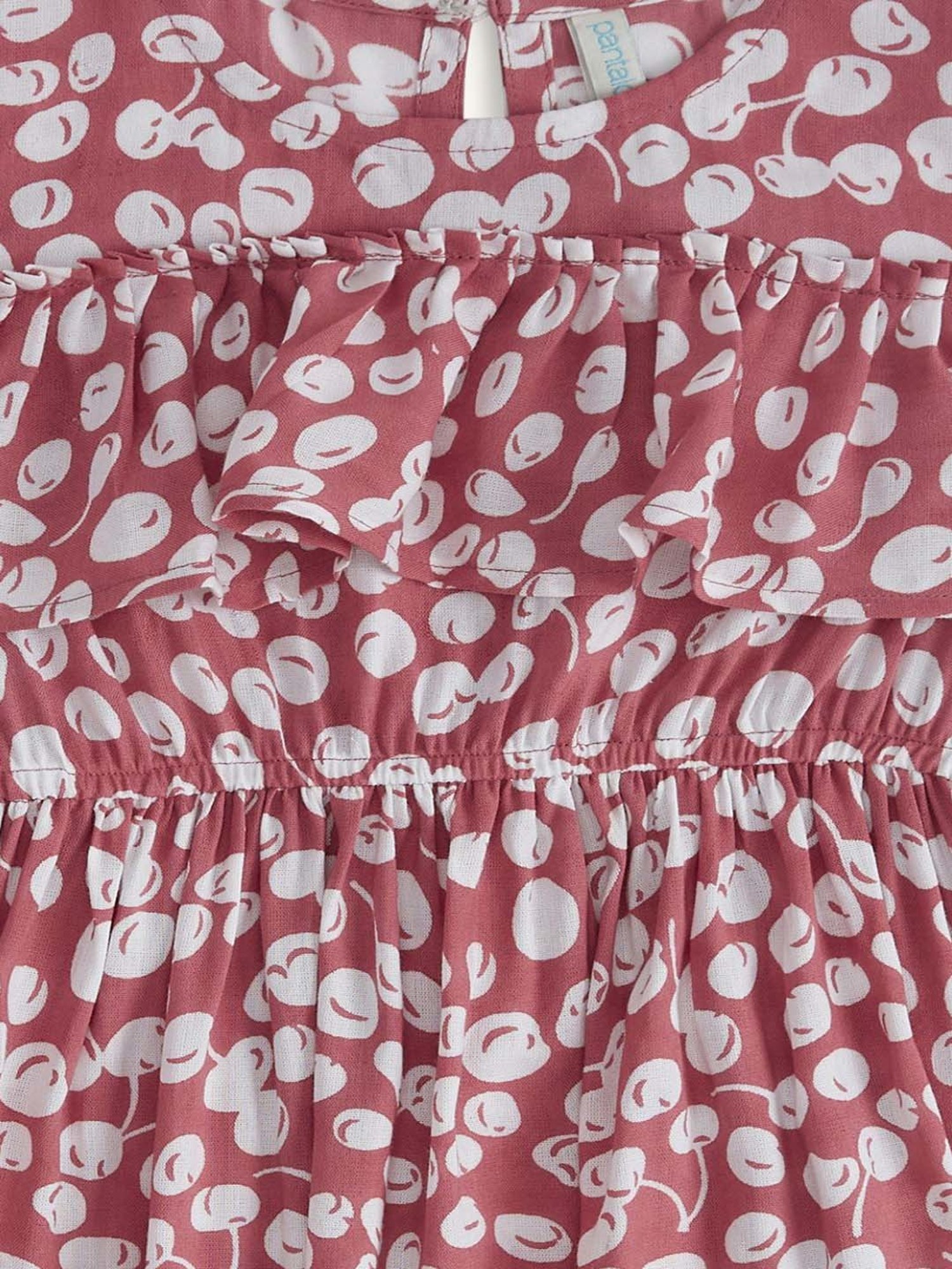 Pantaloons Junior Kids Pink Printed Dress