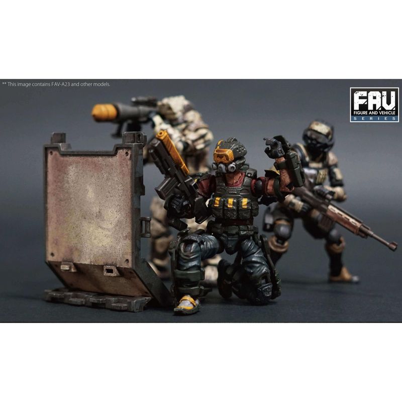 FAV-A23 Civet AEGIS Sentinel 1:18 Scale | Acid Rain Fav Action figures