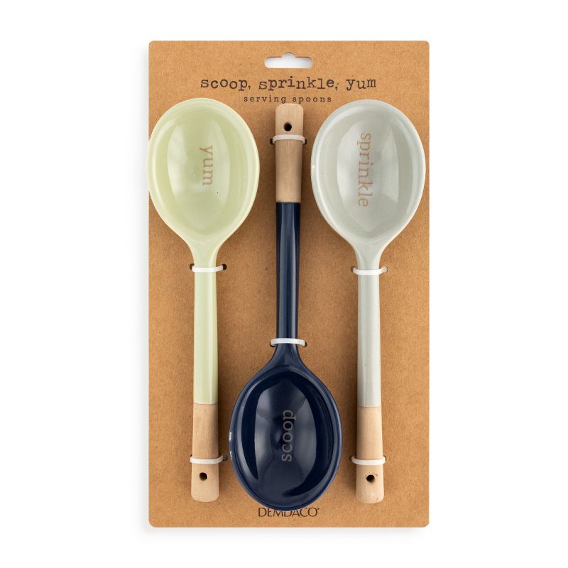 Lipper Bamboo Salad Hands With Knob Handles