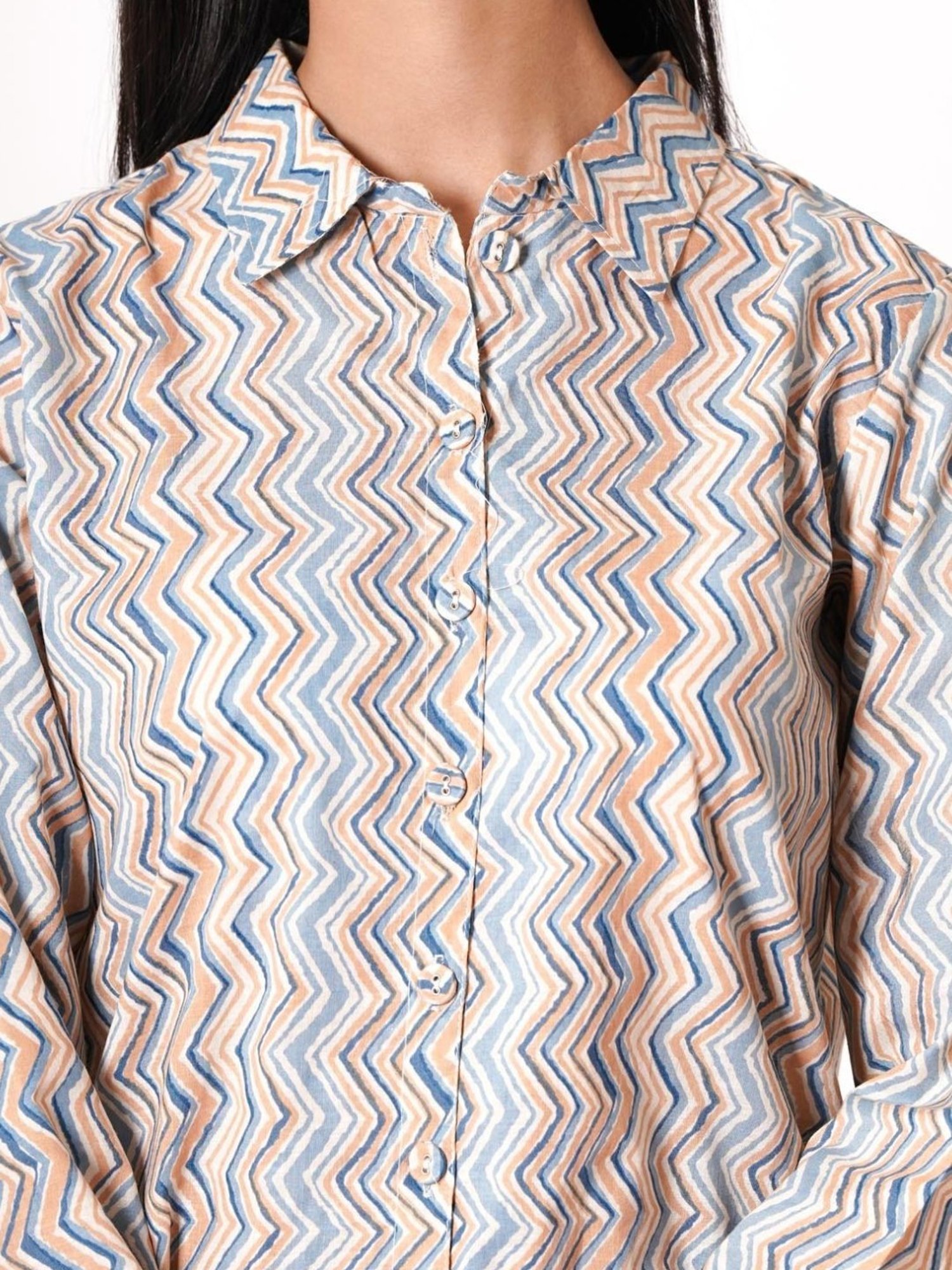 Kameez by Pooja Multicolor Printed Cotton Co-ord Set (Set of 2)