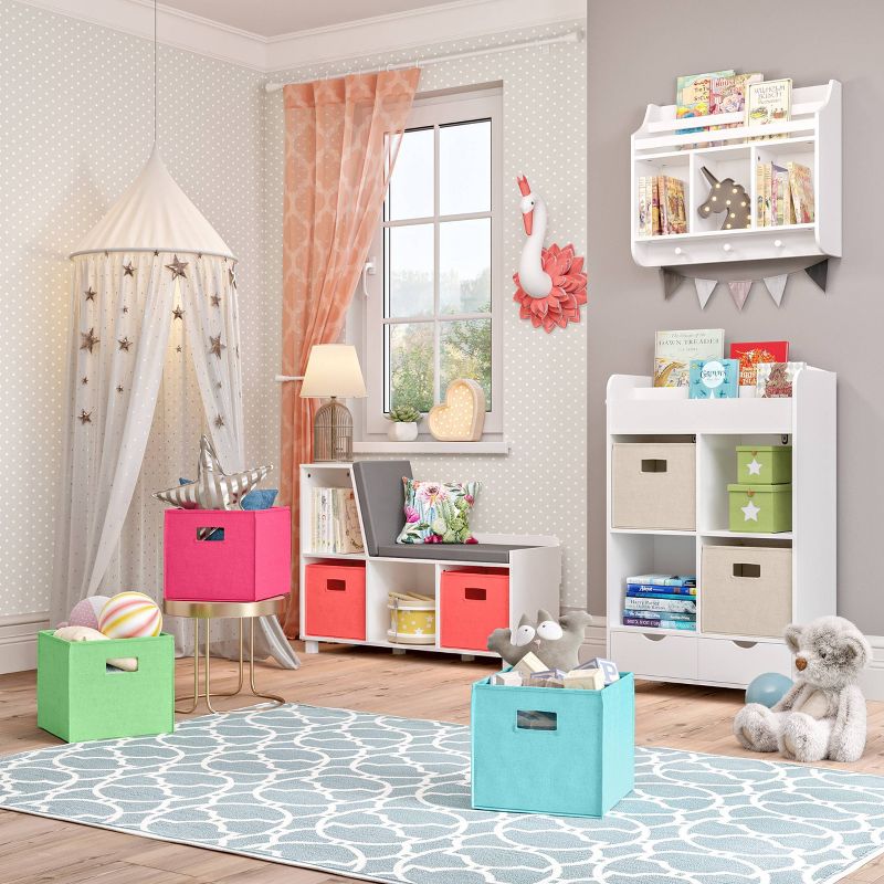 Sesame Street Design and Store 6 Bin Toy Organizer - Delta Children