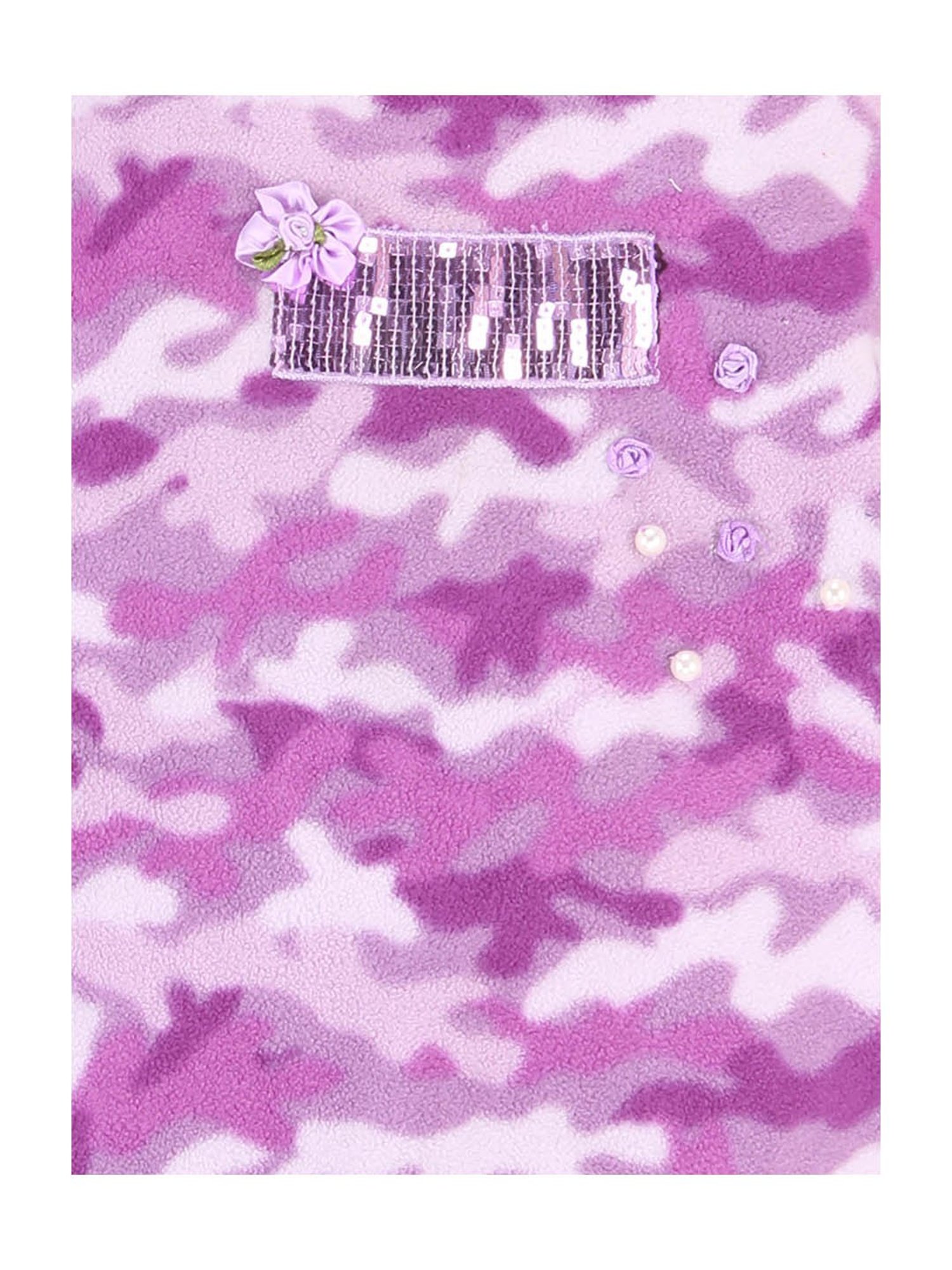 Cutecumber Kids Purple Printed Sweatshirt