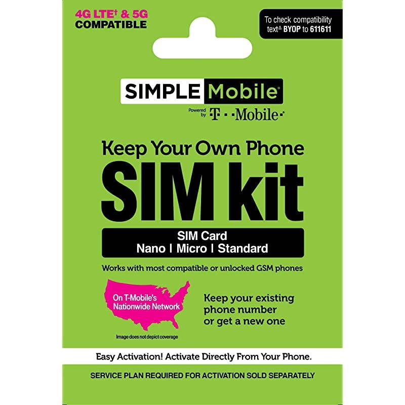 Keep Your Own Phone 3in1 Prepaid SIM Kit