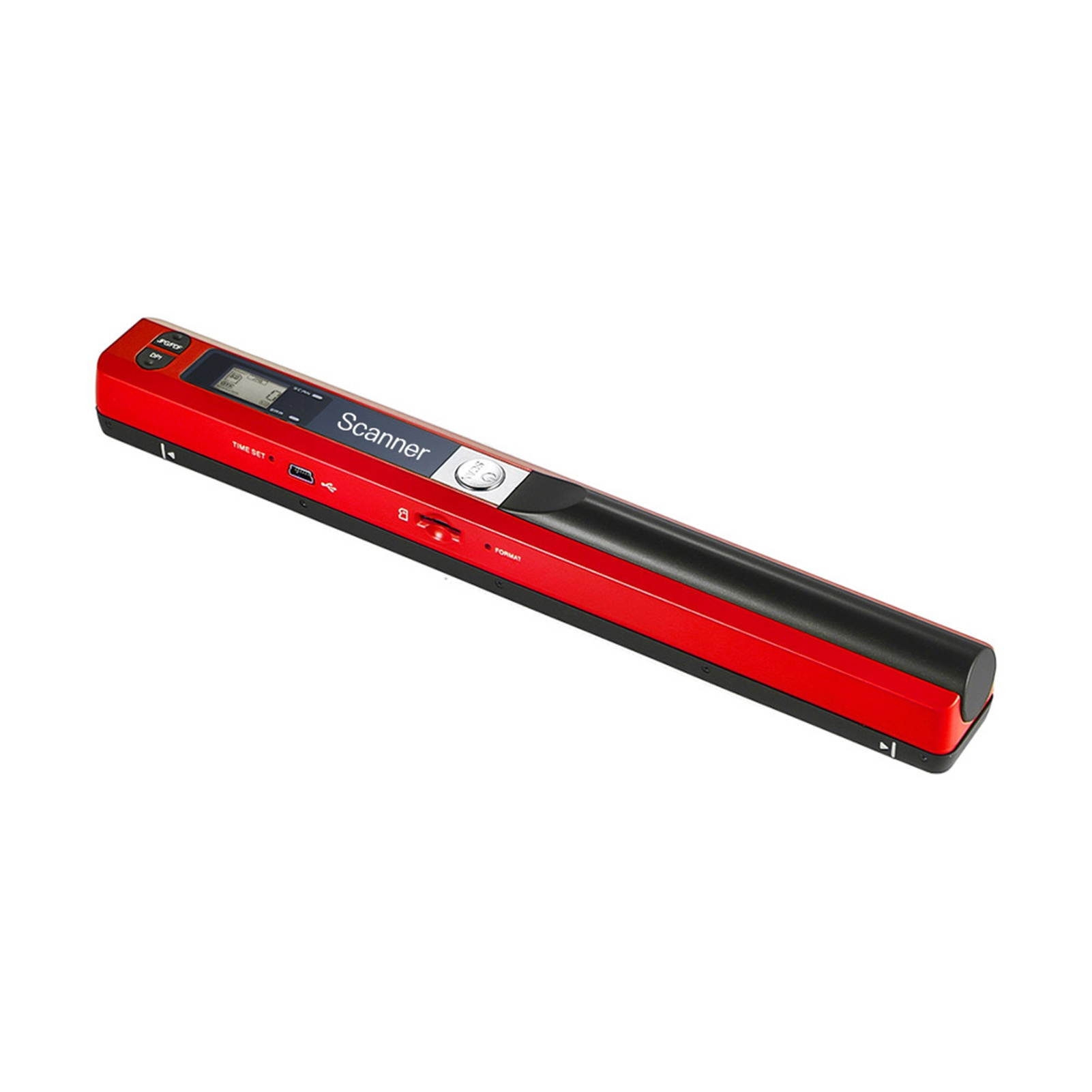 Portable Handheld Wand Wireless Scanner A4 Size 900DPI JPG/PDF Formate LCD Display with Protecting Bag and 8GB TF Card  for Business Document Reciepts Books Images