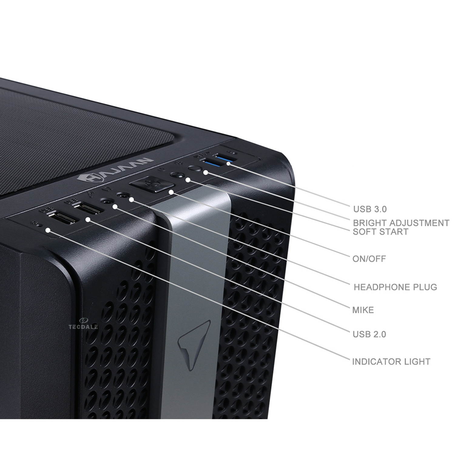 HAJAAN Flash F90 Gaming Desktop Tower PC - Intel Ci7-9700 Octa-Core Processor up to 4.70 GHz, 16GB DDR4 RAM, 512GB SSD, 1TB HDD, Nvidia GeForce GTX 1660 6GB, RGB Fans - WiFi - Windows 10 Home