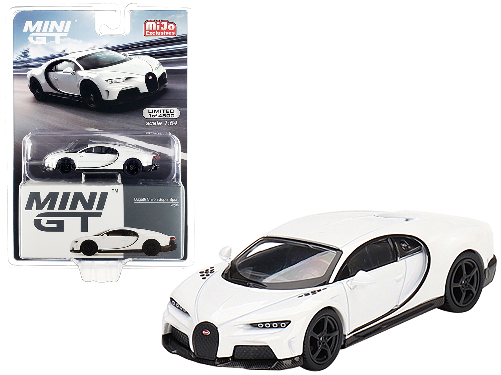 Bugatti Chiron Italian Red and Nocturne Black 1/12 Model Car by Autoart