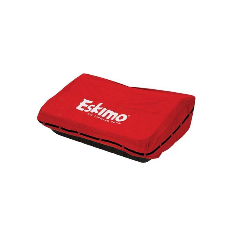 Eskimo 60 Inch Sierra Ice Fishing Shelter 300 Denier Durable Travel Cover, Red
