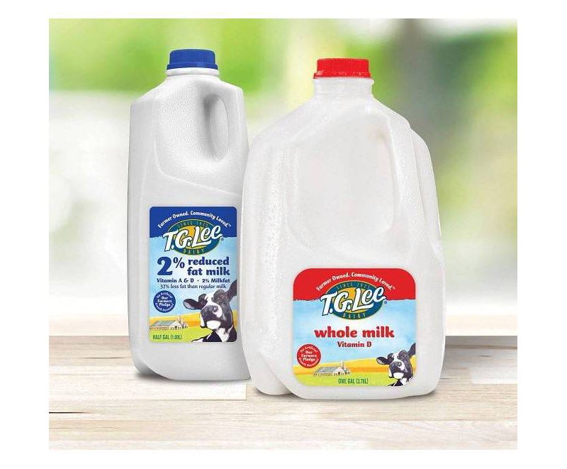 T.G. Lee 2% Reduced Fat Milk - 0.5gal