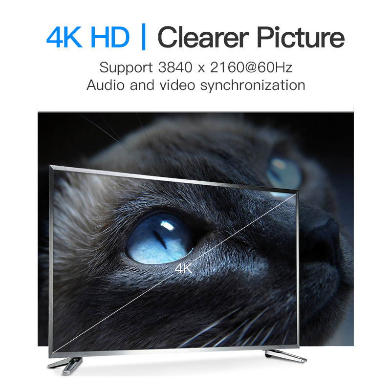 Vention DisplayPort to DisplayPort Cable (DP to DP Cable),Support High Speed  4K 3D 1080P Resolution DP Cable Compatible with Computer, Laptop, Monitor, Projector,HDTV