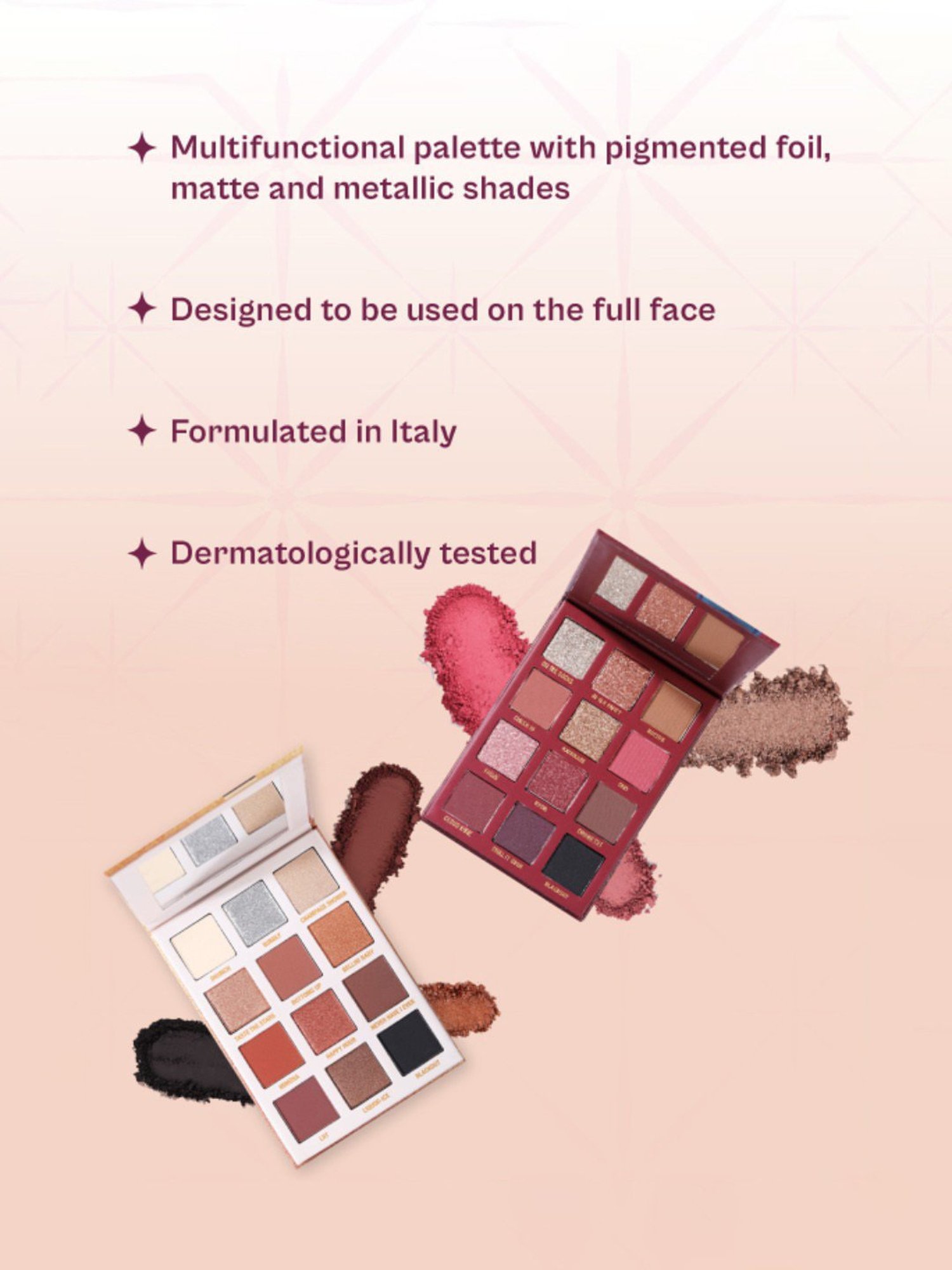 Typsy Beauty Pop Fizz Clink Eyeshadow Palette Champagne - 24 gm