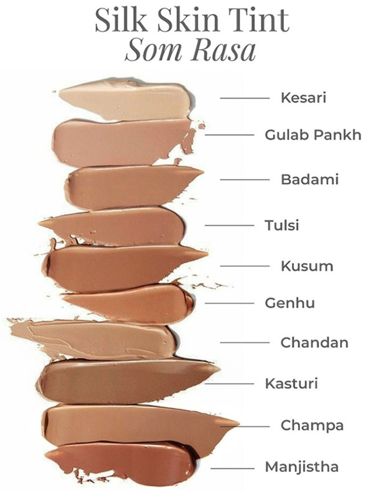 Forest Essentials Som Rasa Silk Tint Gulaab Pankh Foundation for Even Skintone - 40 ml