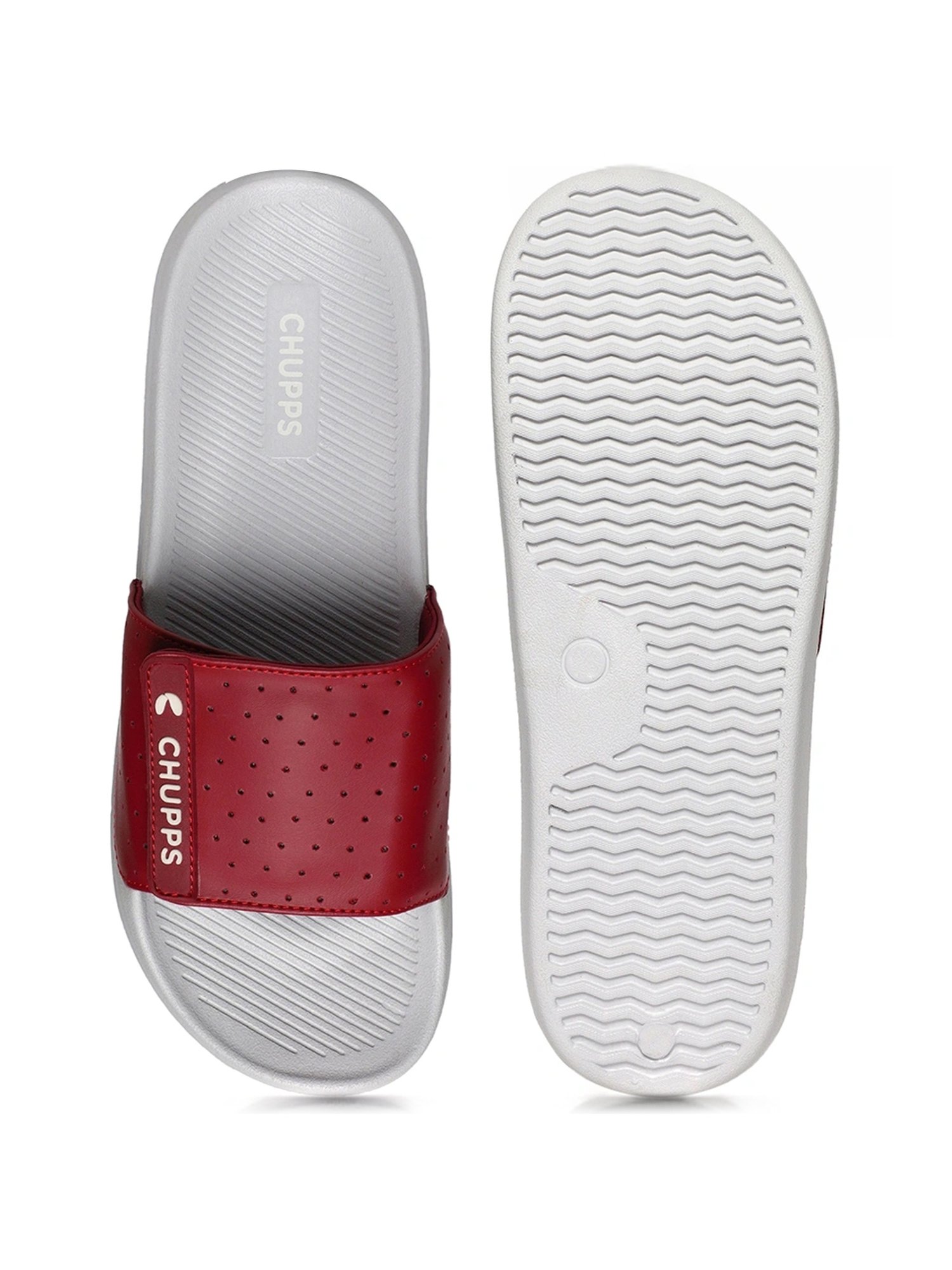 Chupps Men's Classic AirSoft Maroon Slides
