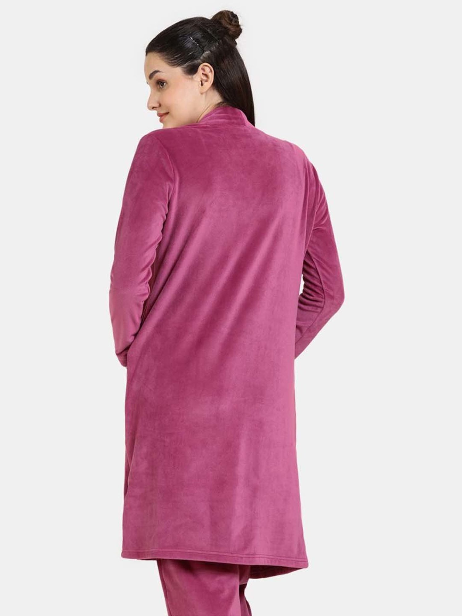 Zivame Purple Full Sleeves Shrug
