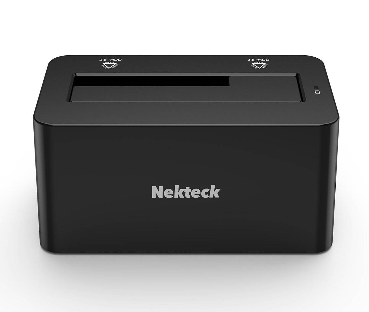 Nekteck USB Type C USB3.1 (USB-C) to SATA 2.5/3.5 Inch External Hard Drive Disk Docking Station Enclosure for for 3.5" 2.5" SATA HDD and SSD [Support Up to 8TB] - Tool Free, 1 Bay