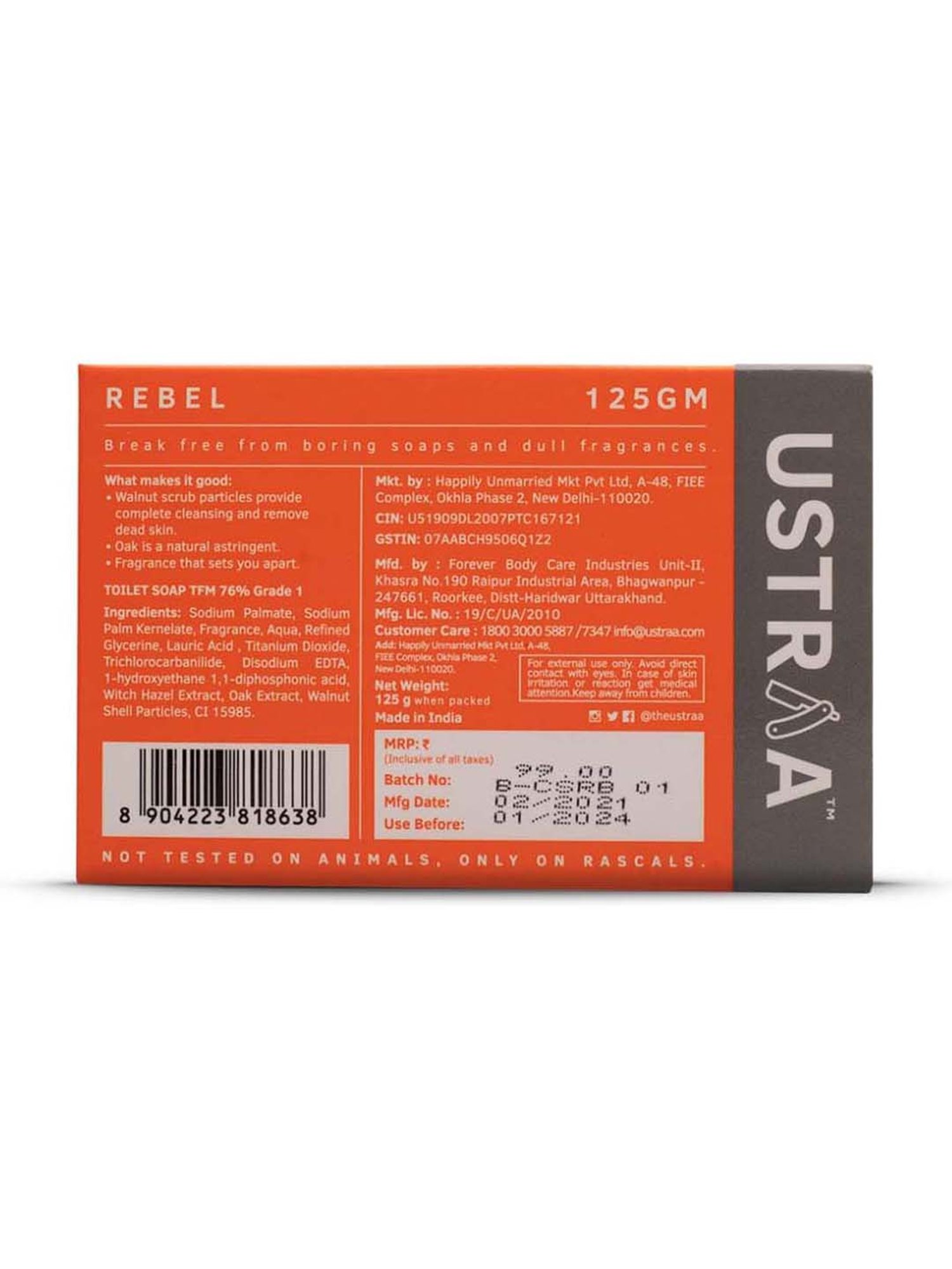 Spruce Shave Club Charcoal Body Wash - 200 gm