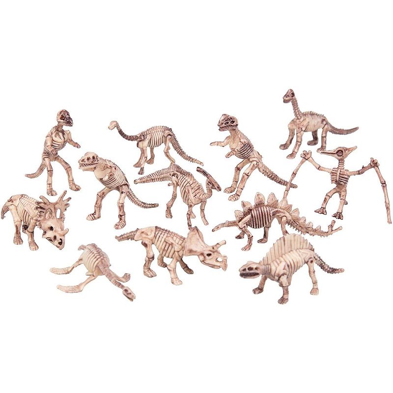 Hingfat Skeleton Dinosaur Action Figure Toy Playset, 75 Pieces