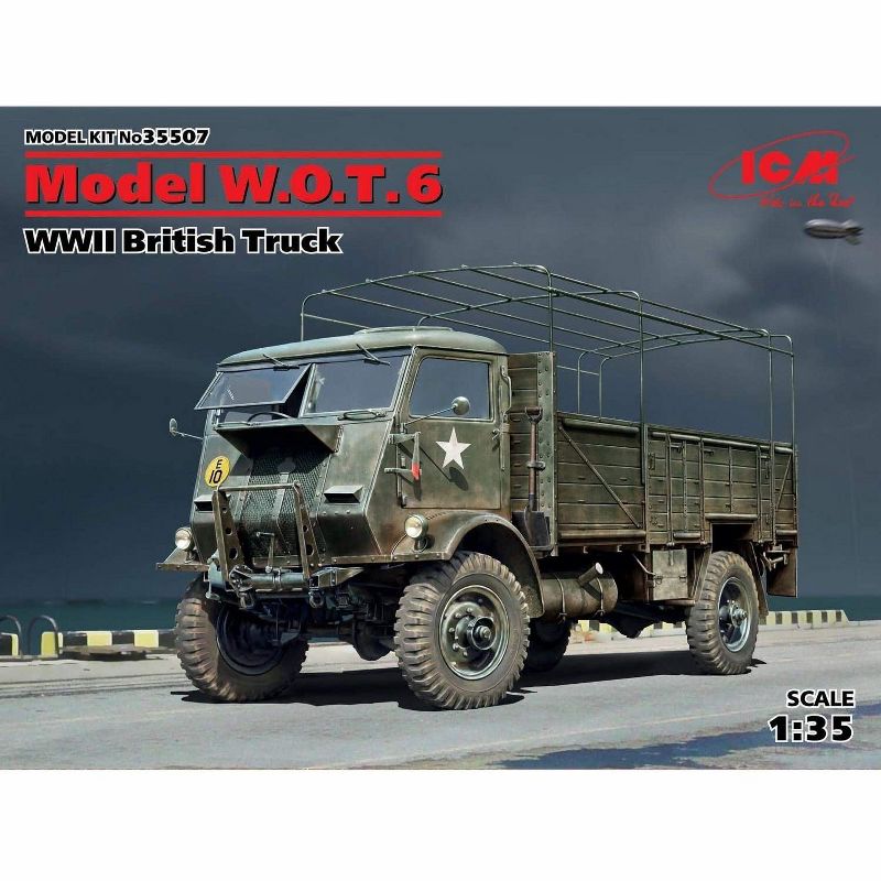 ICM Models 35507 Model W.O.T.6 WWII British Truck 1/35 Scale Model Kit