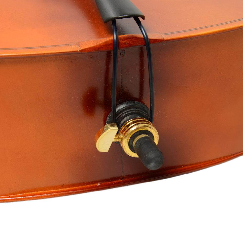 New Wood Color 4/4 Full Size Matt Acoustic Cello +Bag+Bow+Rosin+Bridge