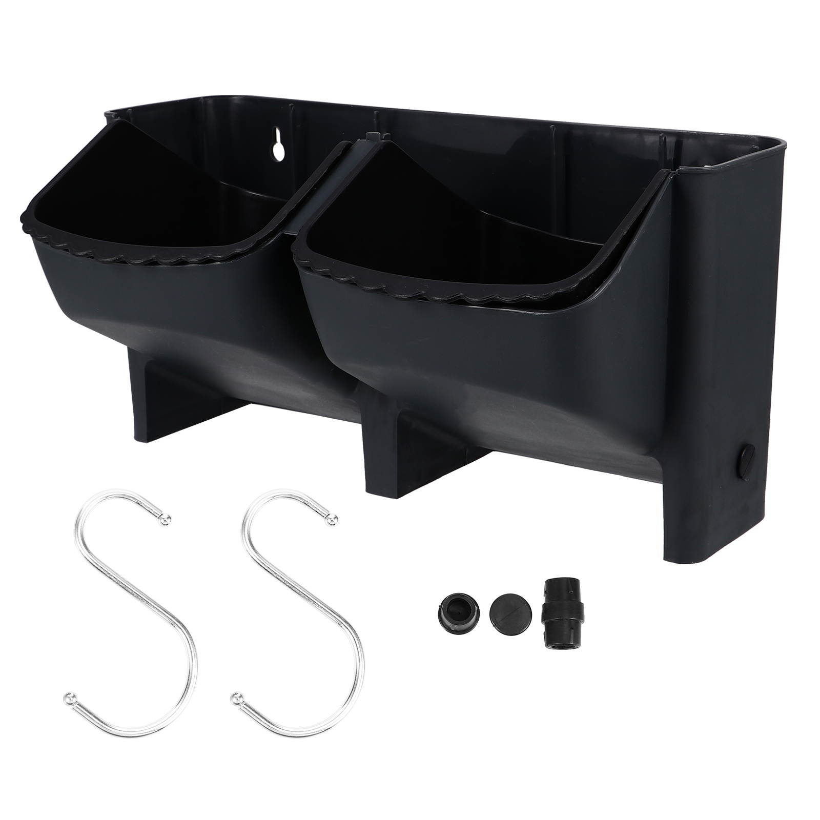 1 Set Colored Plastic Stackable Flowerpot Vertical Greening Pot for Home Garden Yard