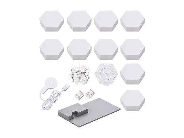 LifeSmart  WiFi Smart LED Light Kit DIY Lamp Voice Control Work with Alexa Google Home 10 Pack