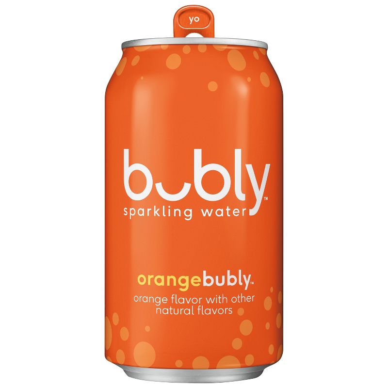 bubly Orange Sparkling Water - 8pk/12 fl oz Cans
