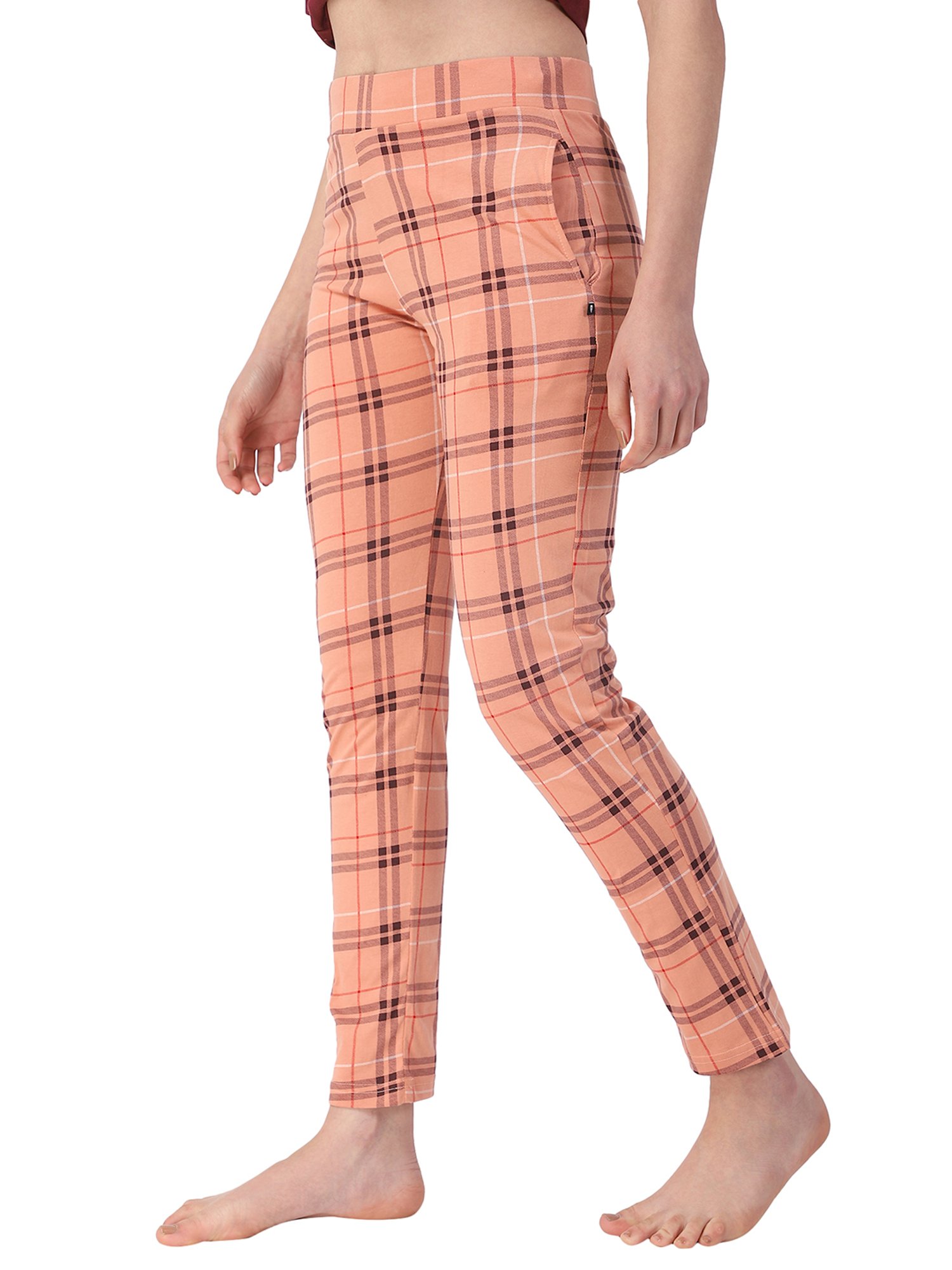 Proteens Peach Check Pyjamas