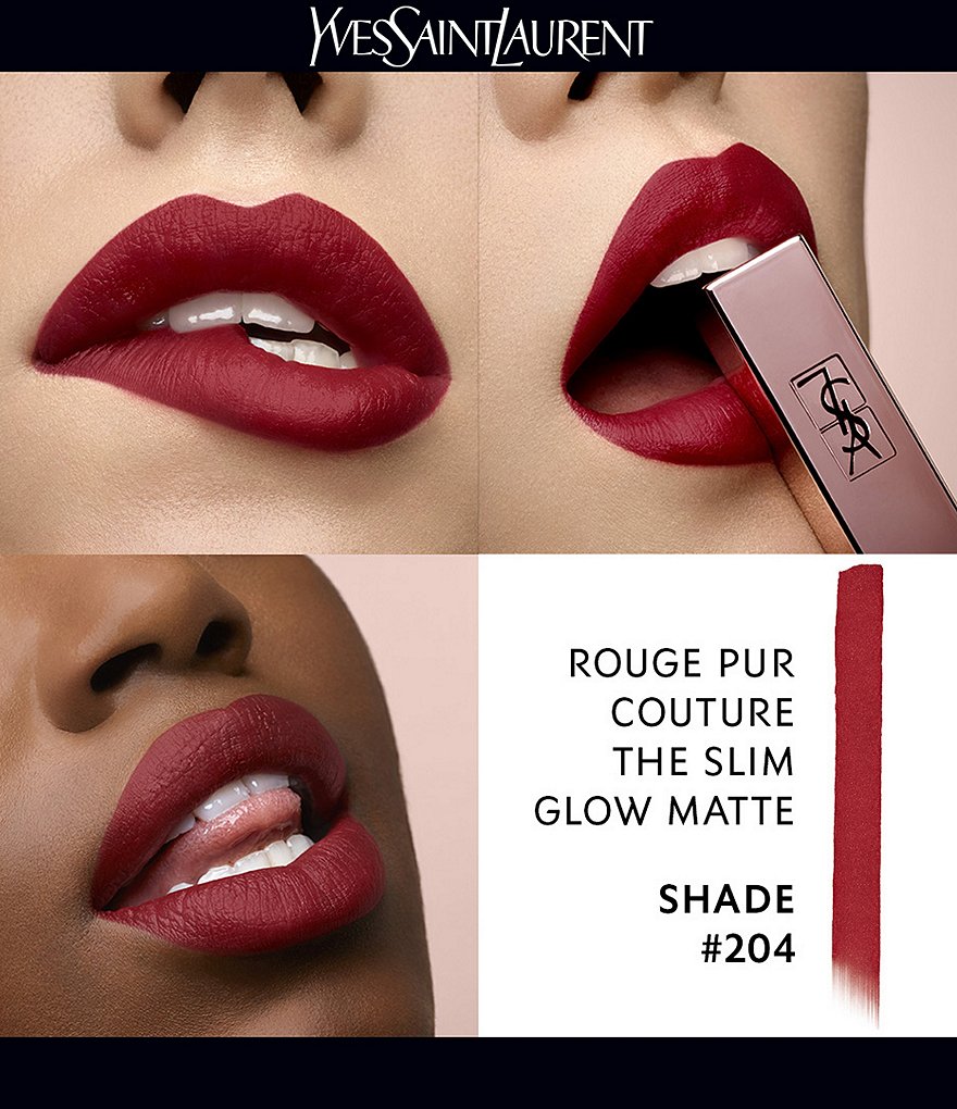 Yves Saint Laurent Beaute Rouge Pur Couture The Slim Glow Matte Lipstick
