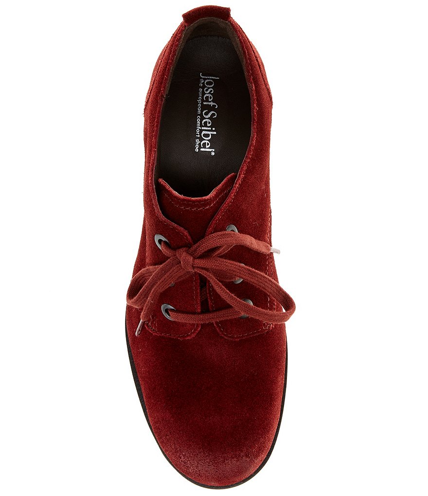 Josef Seibel Sanja 08 Suede Lace-Up Oxfords