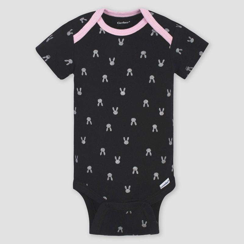 Lamaze Baby Girls' Organic 4pc Bodysuit Gift Set - Pink Newborn