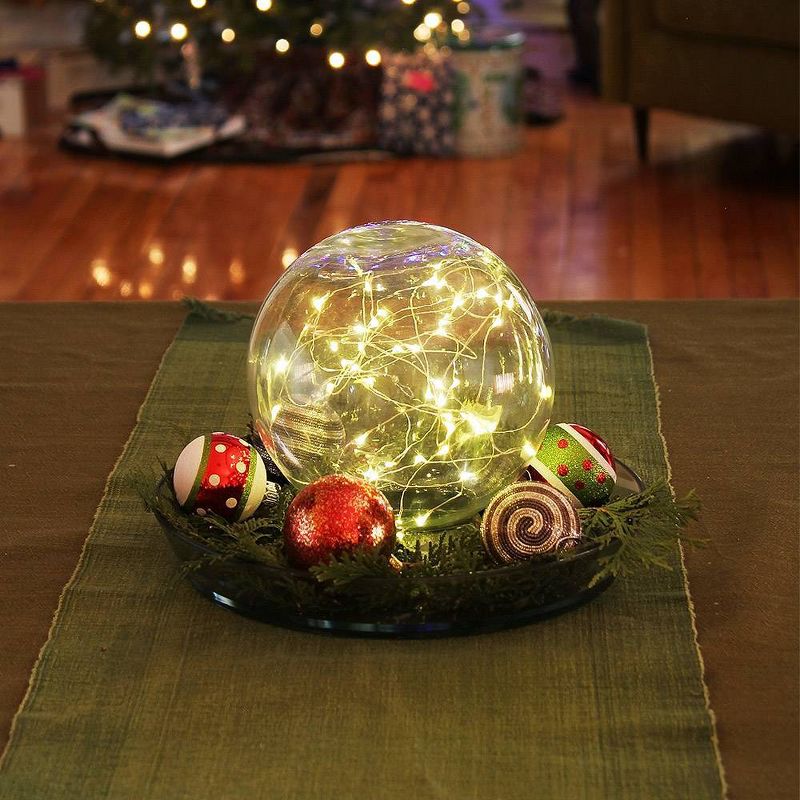 6.4" Glass Globe Vase Clear - ACHLA Designs