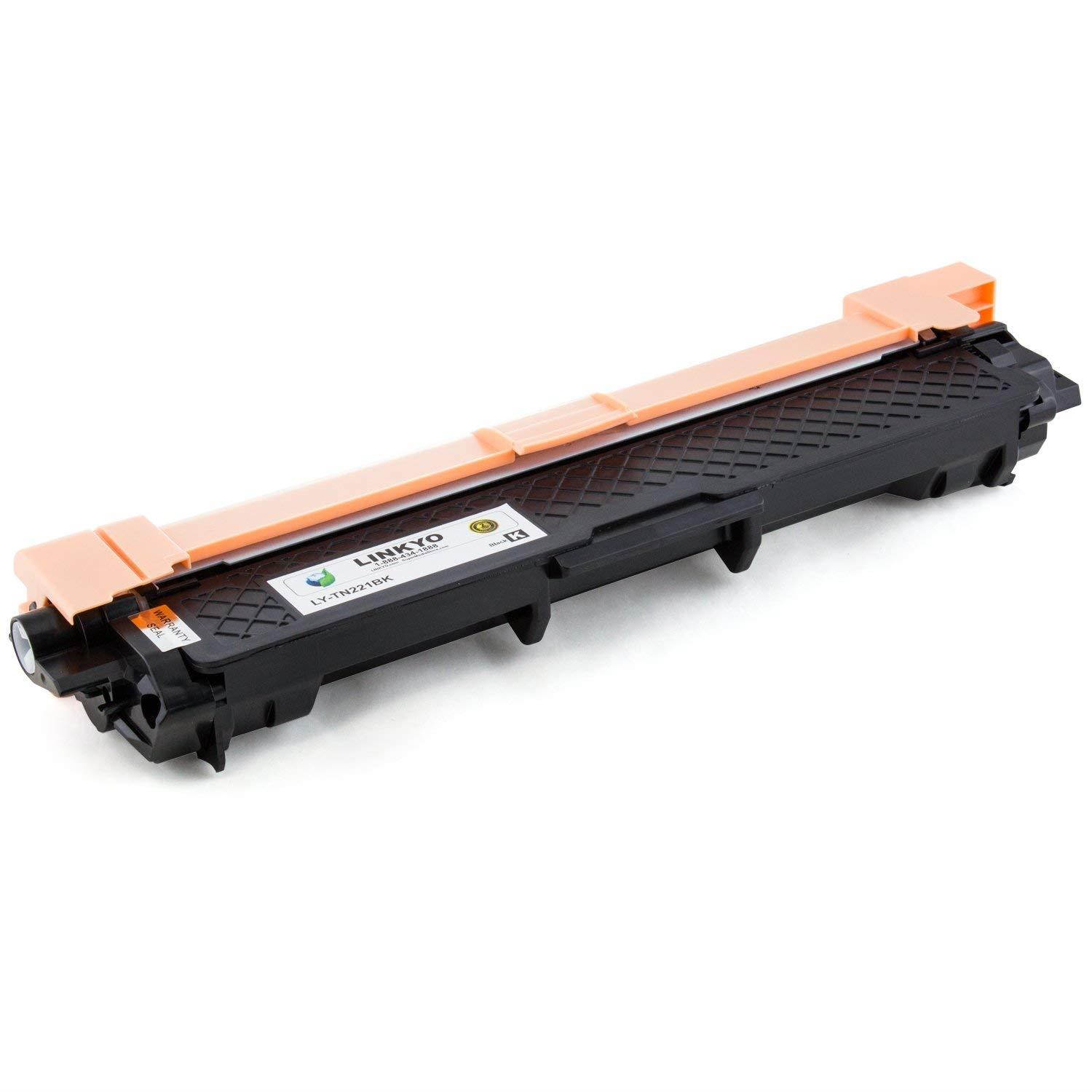 LINKYO Compatible Toner Cartridge Replacement for Brother TN221BK TN-221BK (Black, High Yield)