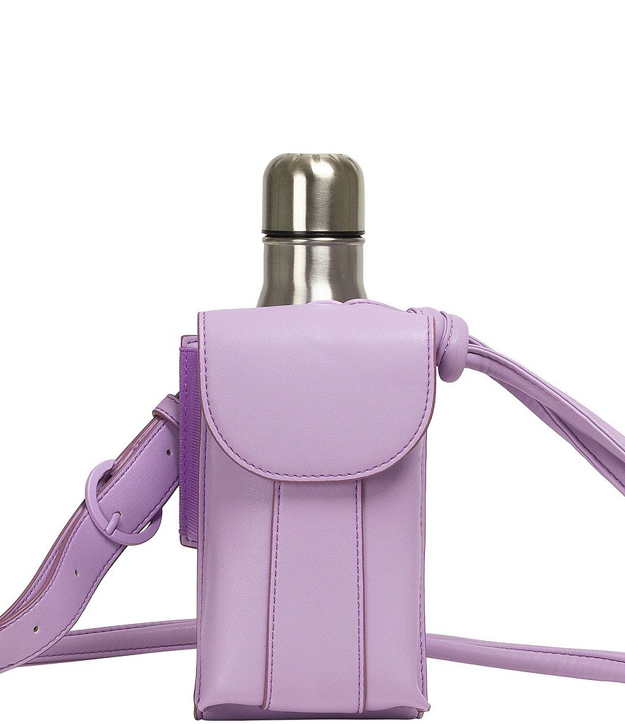 Create & Cultivate Vegan Leather Water Bottle Crossbody Bag