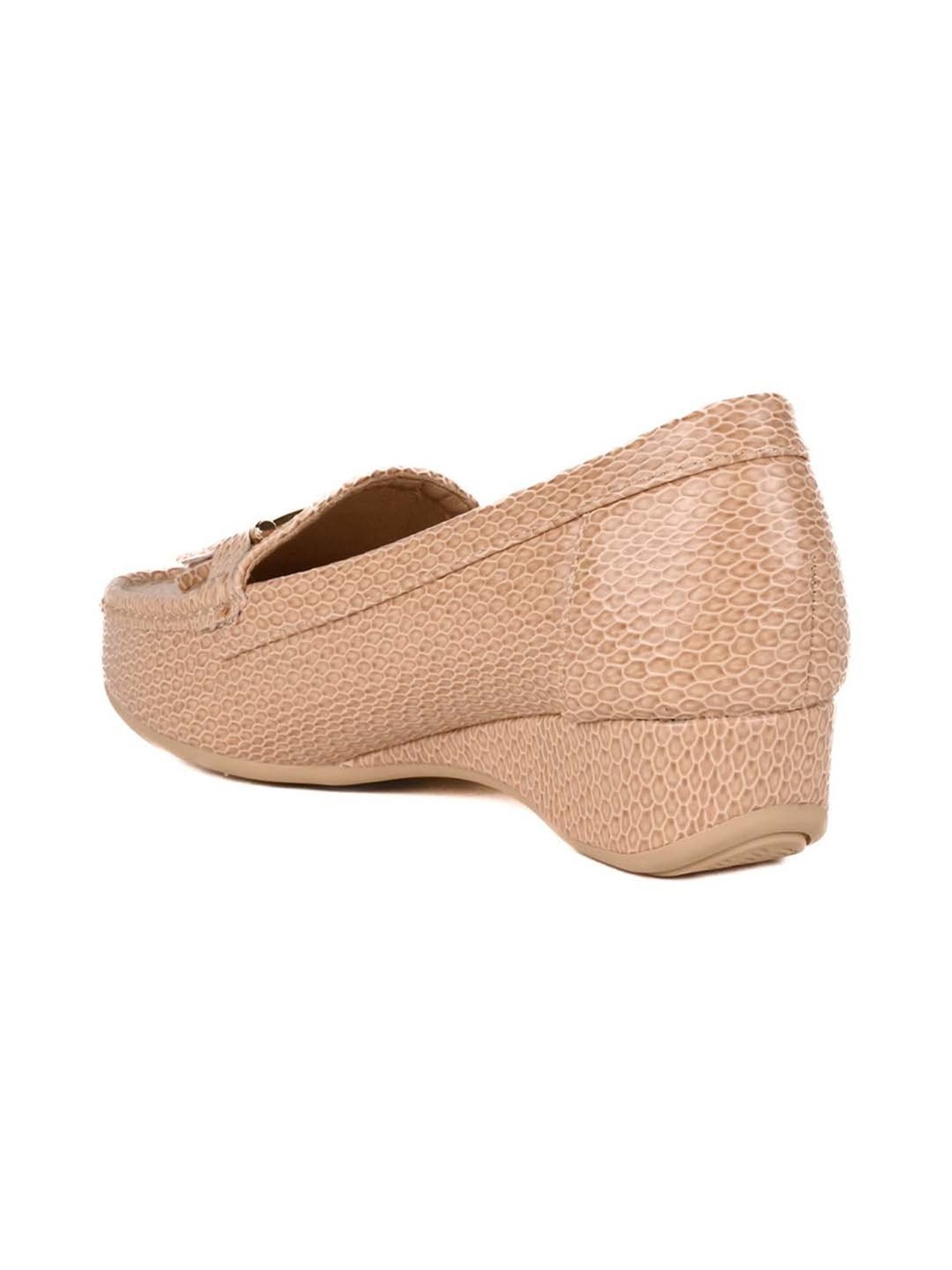 Ronnie Grey Women's Beige Casual Moccasins
