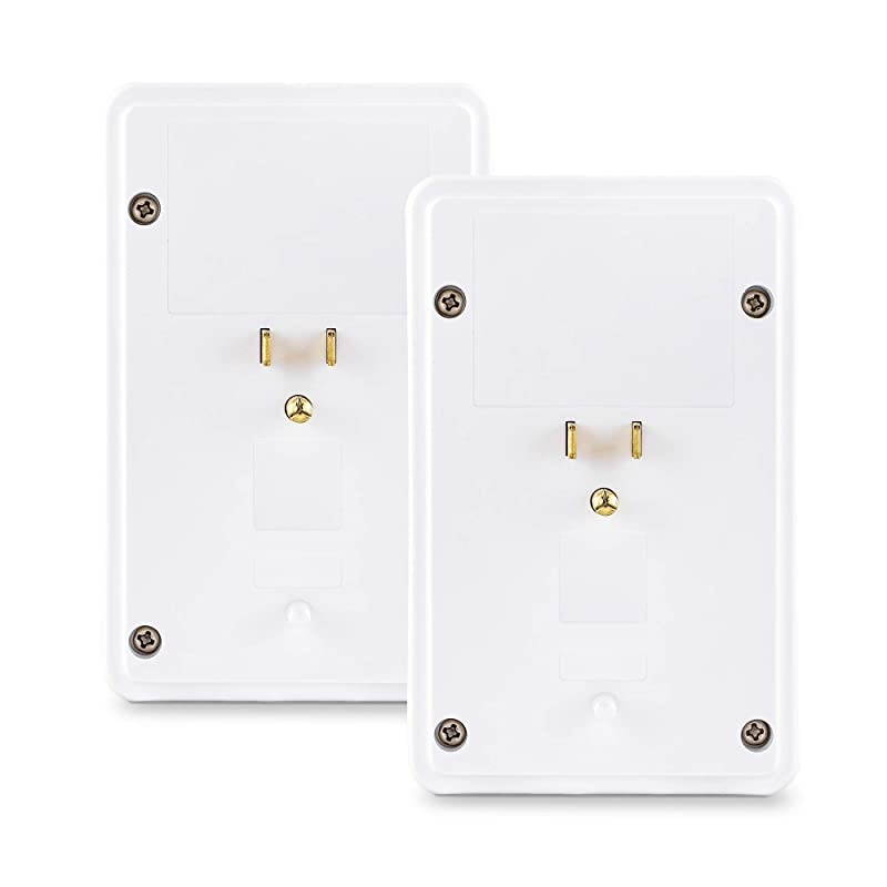 MP18HO007 Power Wall Tap 2 Outlets 2 USB Charge Ports 2Pack