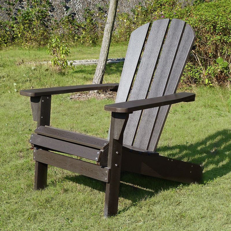 Faux Wood Adirondack Chair - Espresso - Merry Products