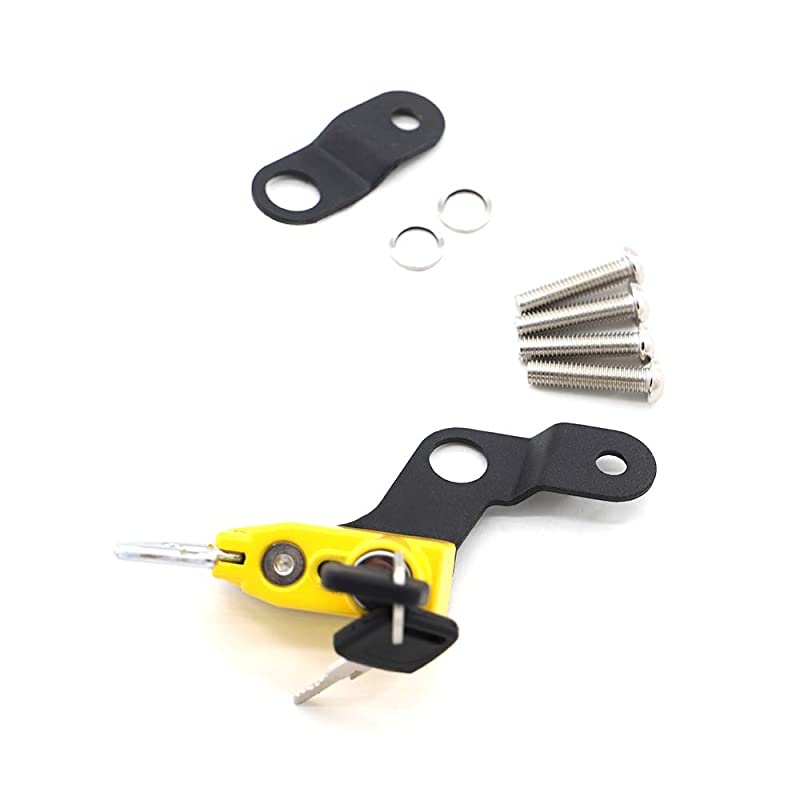 Helmet Lock Anti-Theft For Suzuki GSX1300R Hayabusa 2008 and later - Yellow