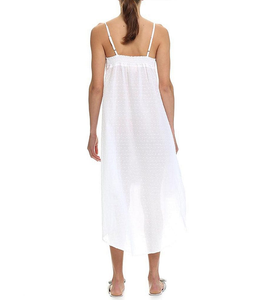 Papinelle Sleeveless Swiss Dot Woven Long Gown