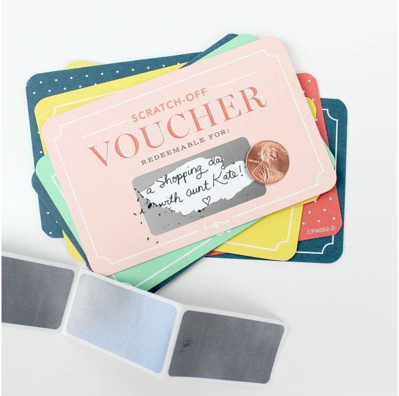 Scratch Off Vouchers Cards