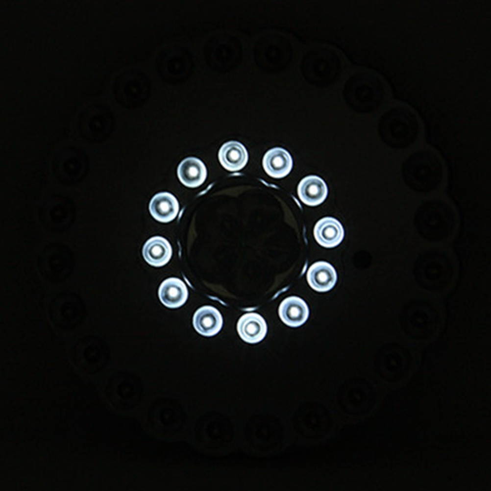 Umbrella Lights Cordless 41 LEDs Lights with Three Lighting Modes for Camping Tents Outdoor Use (Silver)