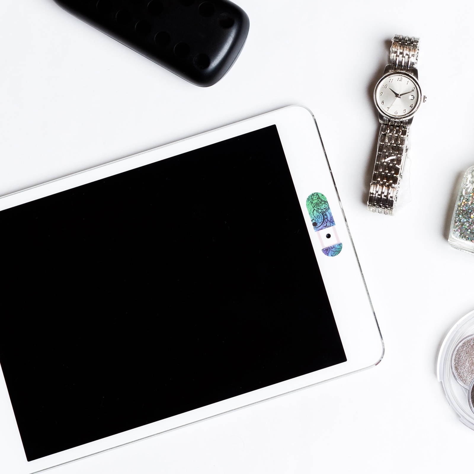 3pcs Decorative Notebook Camera Cover Safety Protection Webcam Slider Blocker