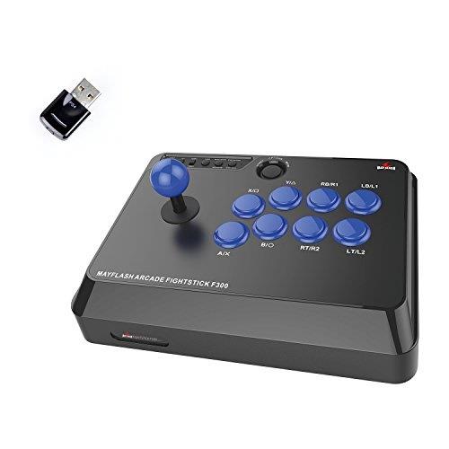 MAYFLASH F300 Arcade Fight Stick and MAGICBOOTS Bundle for PlayStation 4