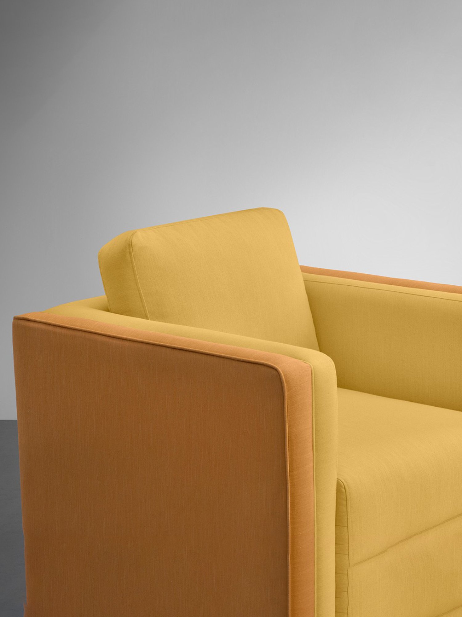 Sleepyhead Mojo Trippy Yellow Fabric 1 Seater Sofa