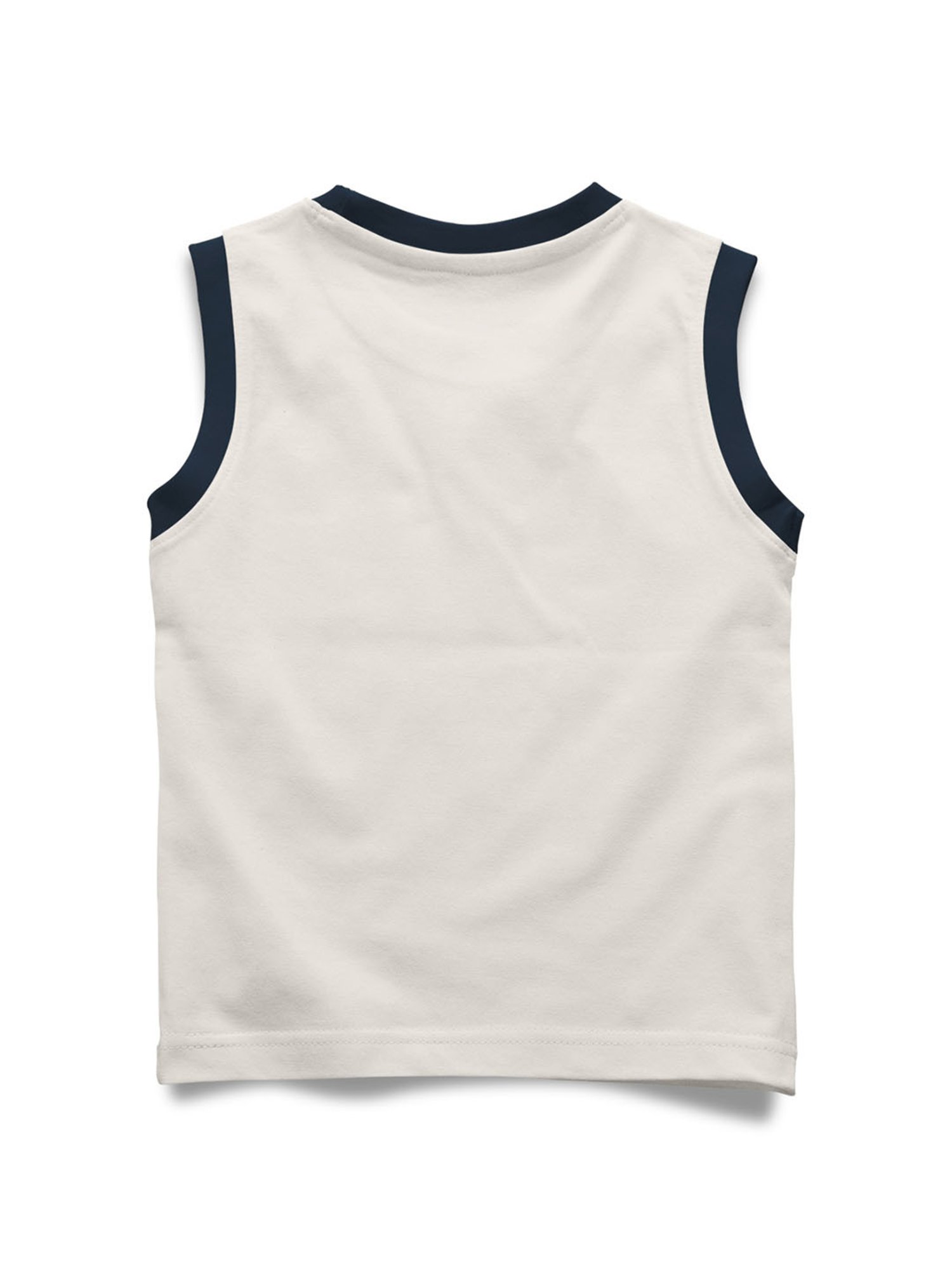 HELLCAT Kids White & Navy Graphic Print T-Shirt with Shorts