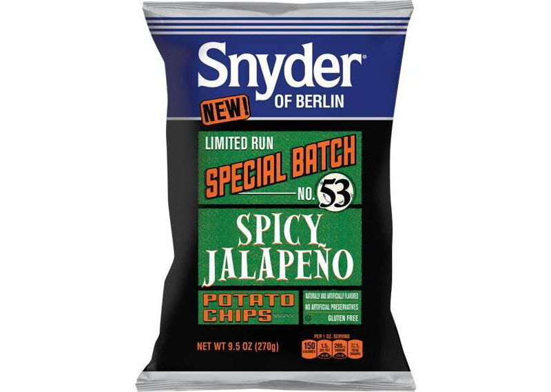 Snyder Of Berlin Spicy Jalapeno Potato Chip - 9.5oz