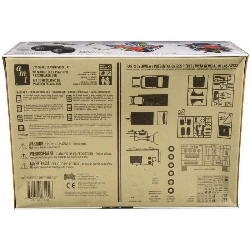 Skill 2 Model Kit 1972 Chevrolet Nova SS "Pro Stocker" 1/25 Scale Model by AMT