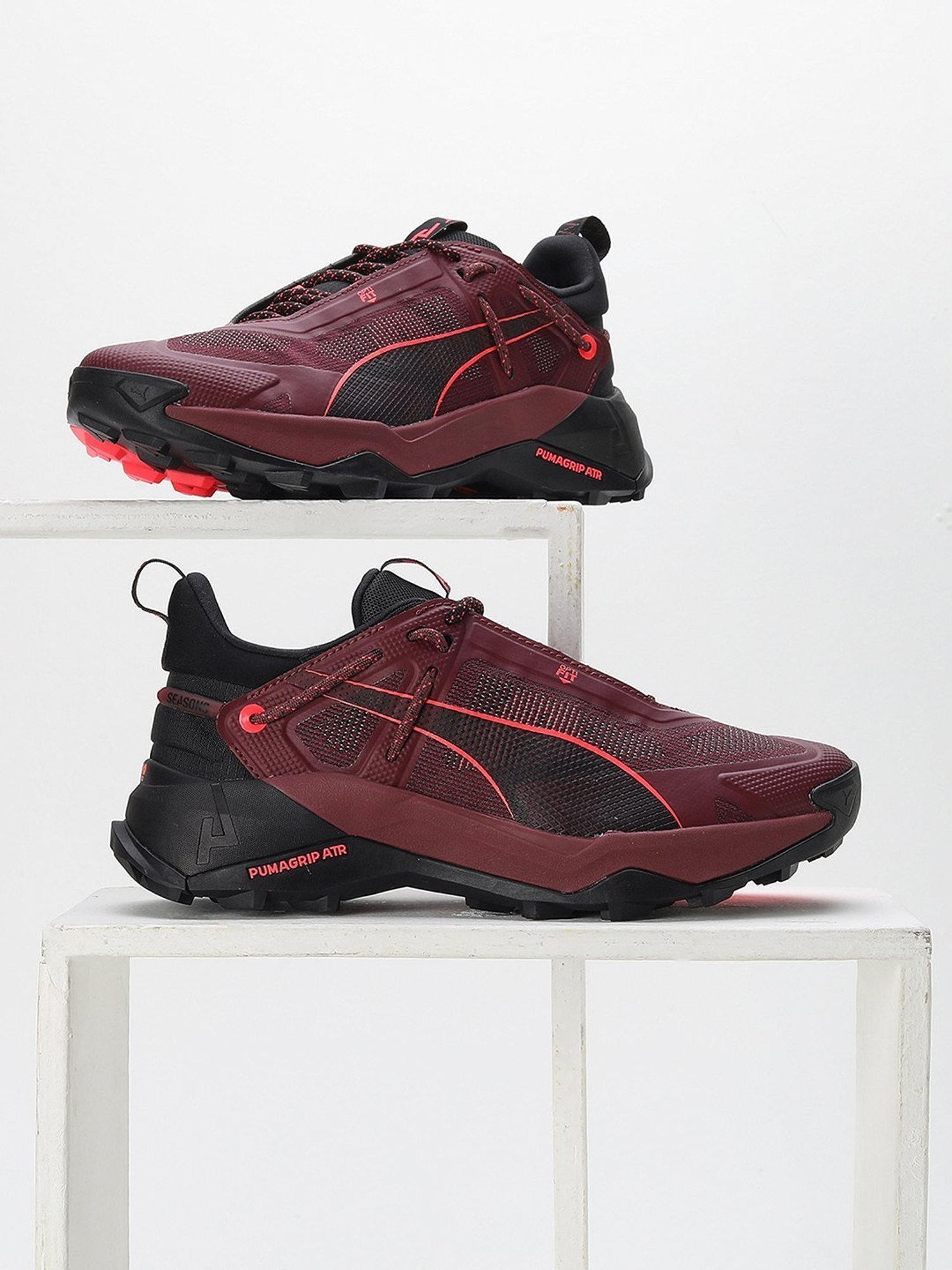 Puma Women's Explore NITRO Maroon Running Shoes