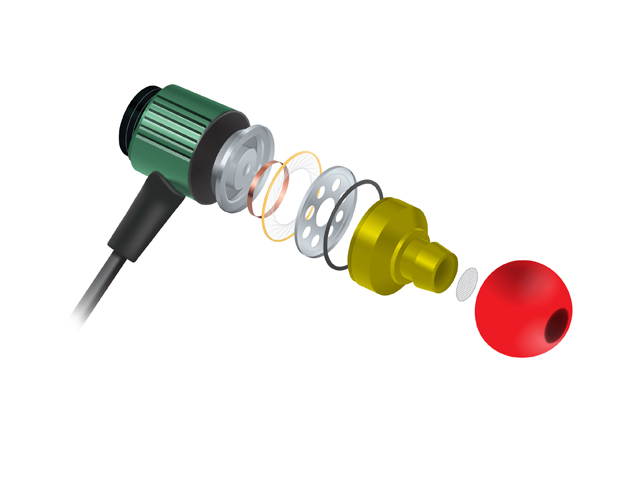 GOgroove Rugged AudiOHM RNF Black Ergonomic Earbud Headphones with Lifetime Warranty, Handsfree Mic and Military Grade Materials - Works With Apple , Samsung , HTC and More