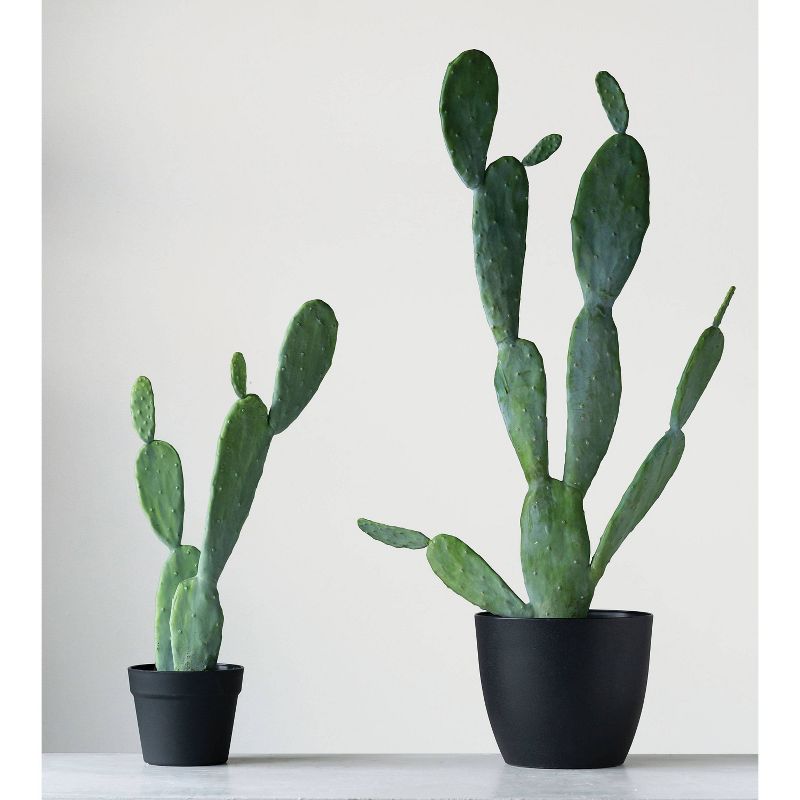 25" x 5.5" Artificial Faux Cactus Plant in Pot - 3R Studios