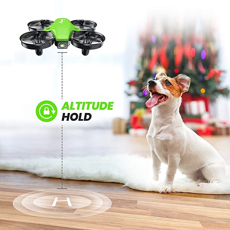 Upgraded A20 Mini Drone Easy to Fly Drone for Kids and Beginners RC Helicopter Quadcopter with Auto Hovering Headless Mode Remote Control and 3 Batteries Green