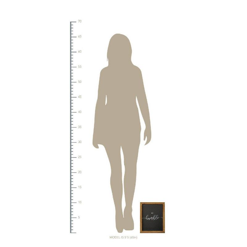 (Set of 3) 8" x 10" "Be" Wall Art Black/Brown - Stratton Home Décor